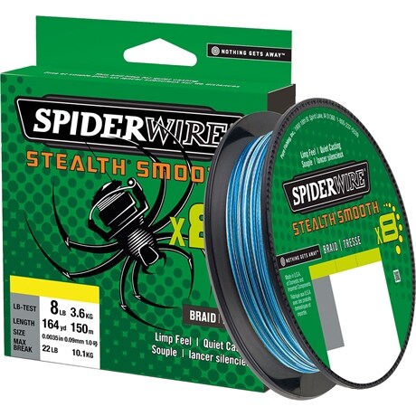 Spiderwire Stealth Smooth Blue Camo 150m