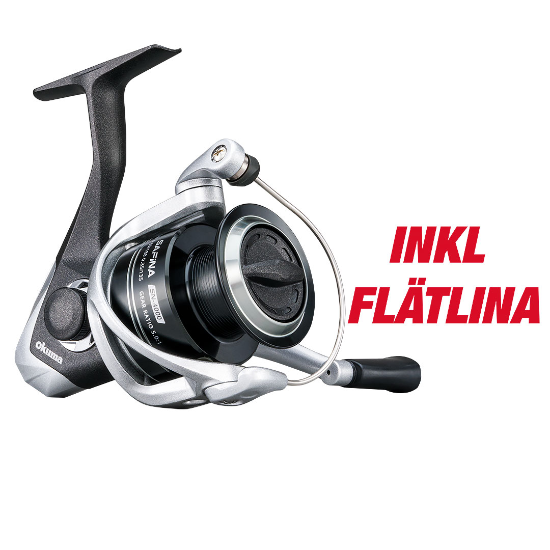 Okuma Safina SN-3000 with braided line