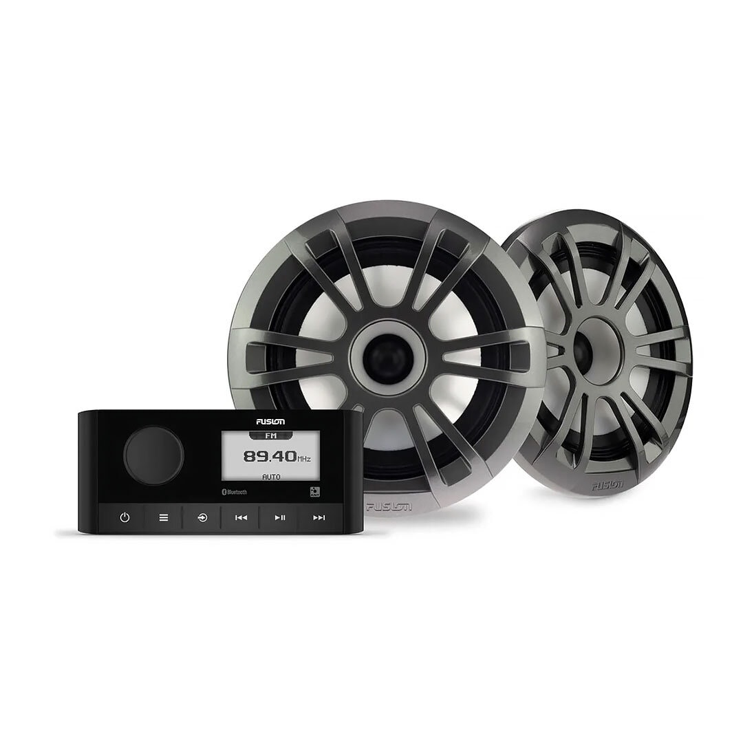 Fusion® stereo- och högtalare MS-RA60 + EL ( Gråa högtalare)