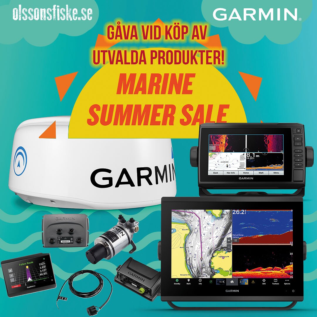 Gåva vid köp av Utvalda Garmin Marin Produkter
