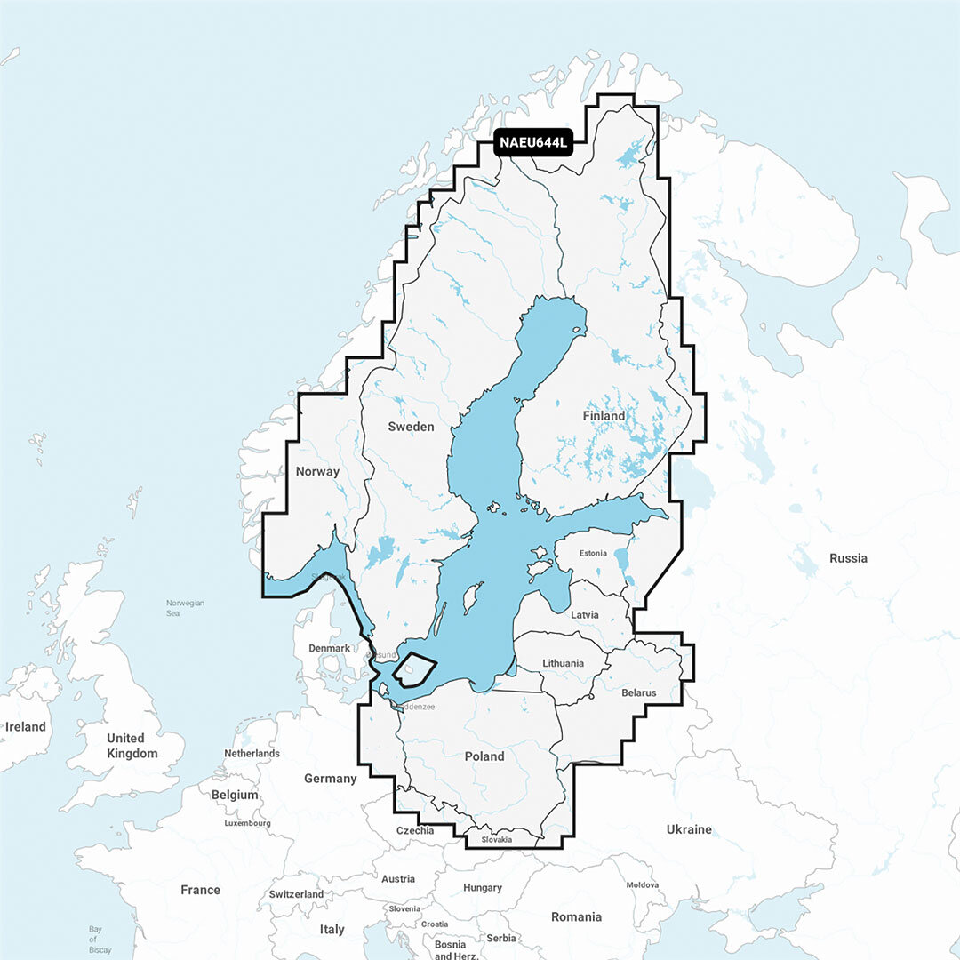 Navionics+ Large EU644L/Baltic Sea