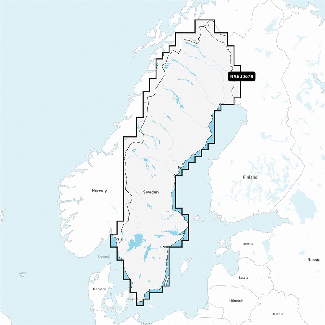 Navionics+ Regular EU067R/Sweden, Lakes & Rivers