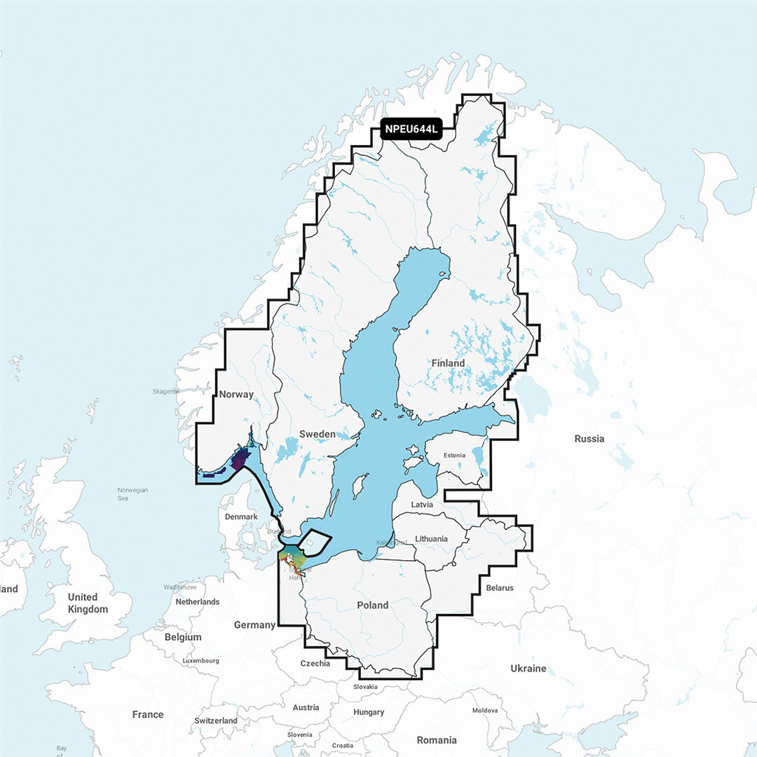 Navionics Platinum+ Large/644L/ Baltic Sea (*BV)