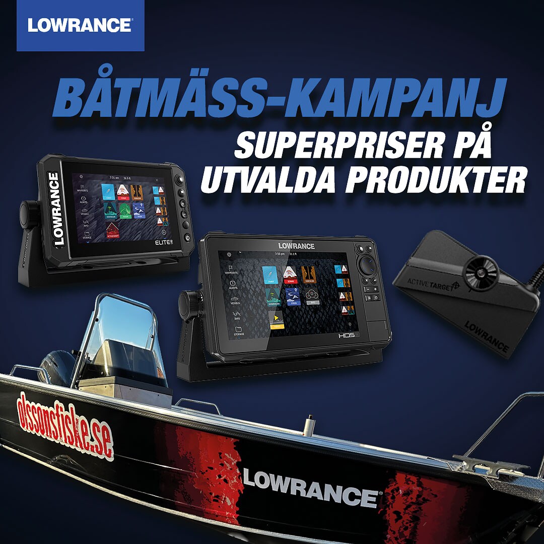KAMPANJINFO: Lowrance Boat Show Nr 2 erbjudande 2023