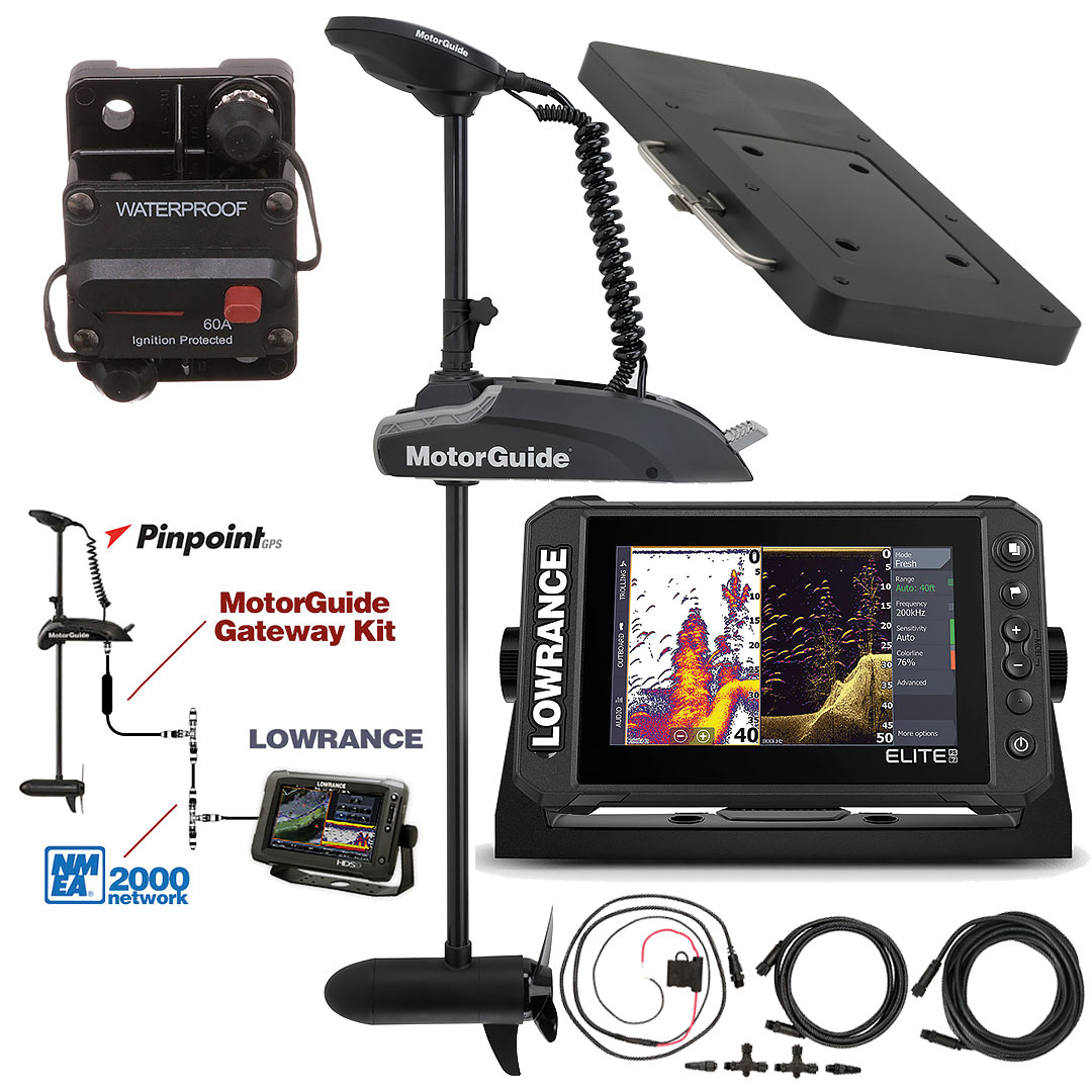 Lowrance Elite FS 7" paket med Motorguide  paket