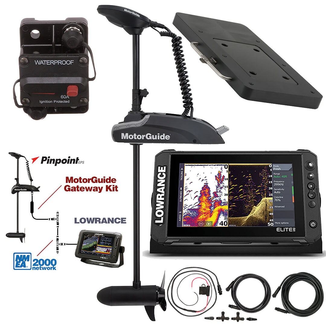 Lowrance Elite FS 9" paket med Motorguide pk(#9)