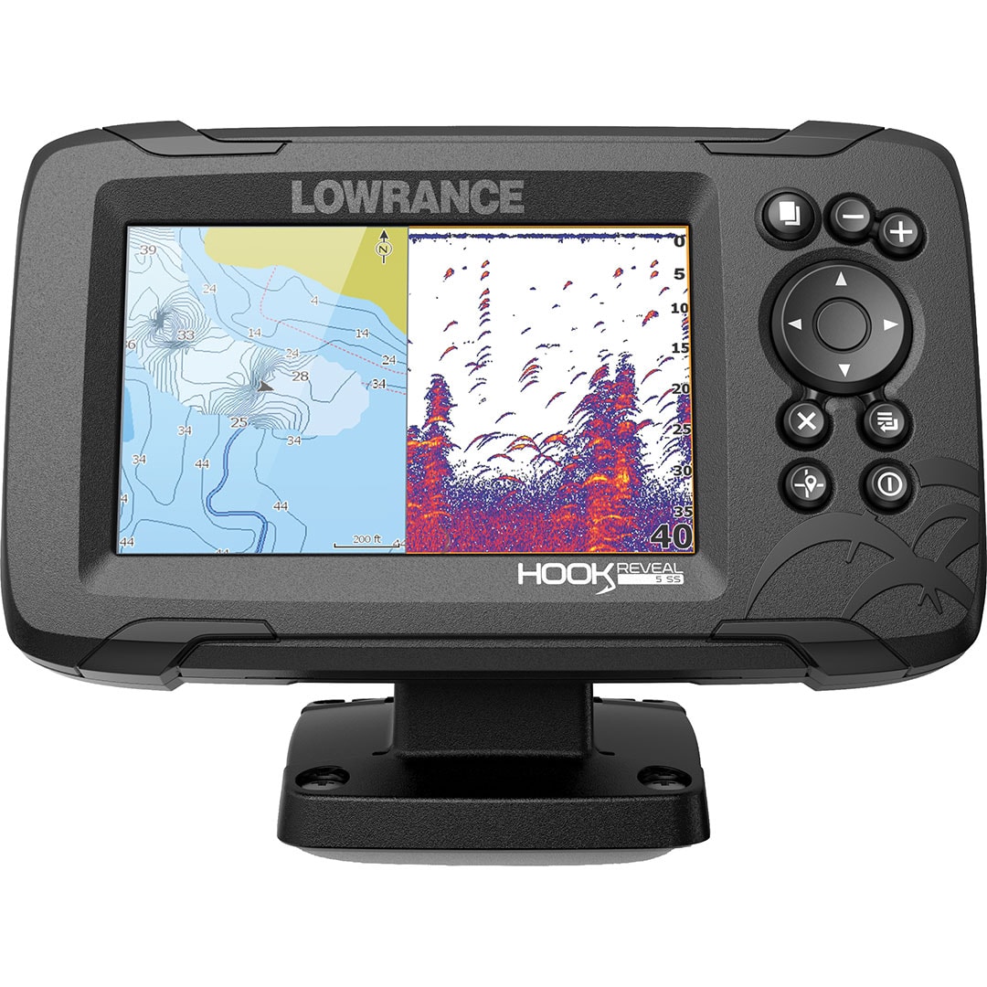 Lowrance Hook Reveal 7X SplitShot with Chirp DownScan & GPS Plotter for sale online 