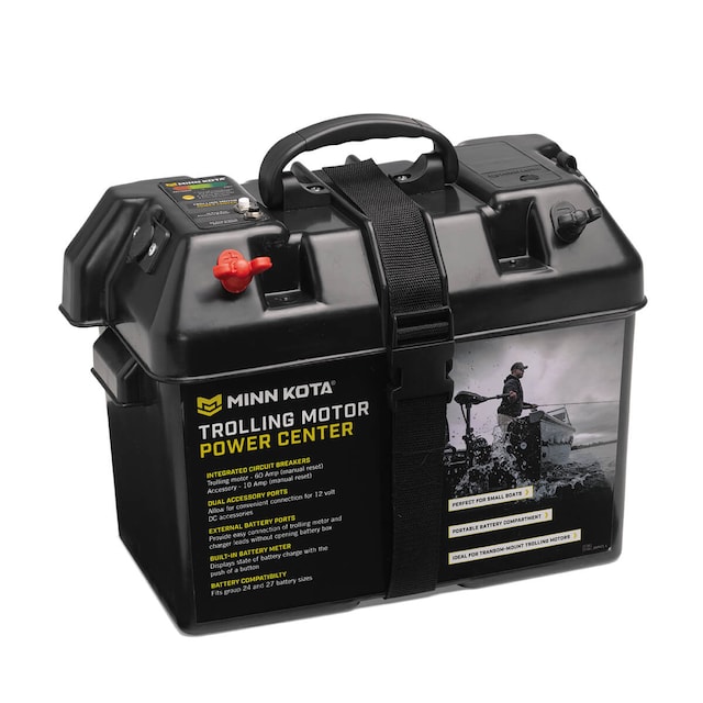 Minn Kota Batterilåda MB175 med automatsäkring.
