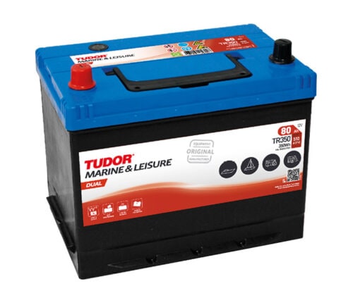 Tudor Dual Marin batteri 12v 80Ah (ej postorder)..