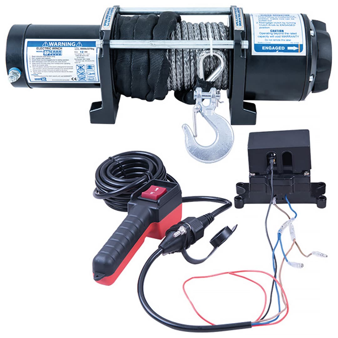 Eltrailervinsch RP5000 med rep (2268kg)