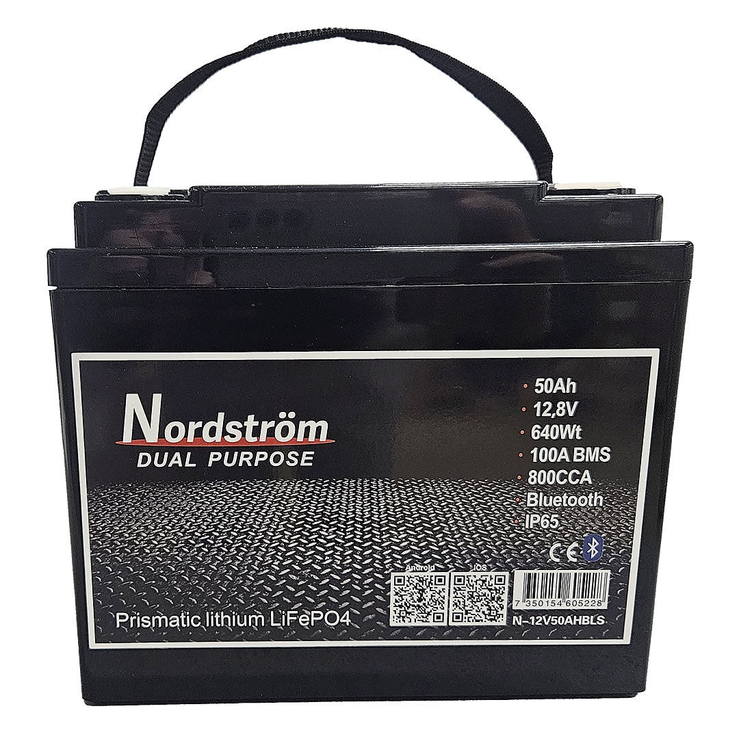 Nordström 12v 50AH Dual Start Lithium Bluetooth (#8)