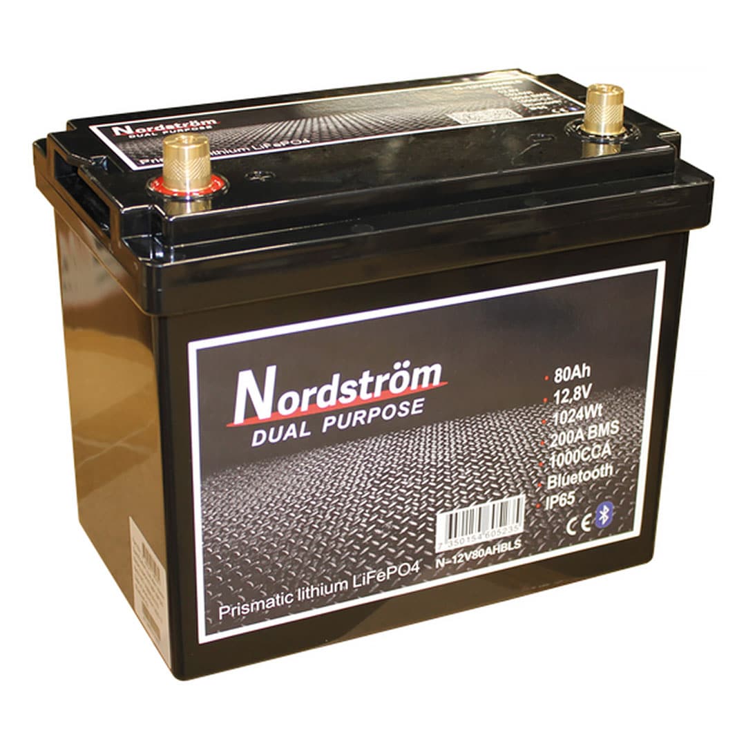 Nordström 12v 80AH Dual Start Lithium Bluetooth (#8).