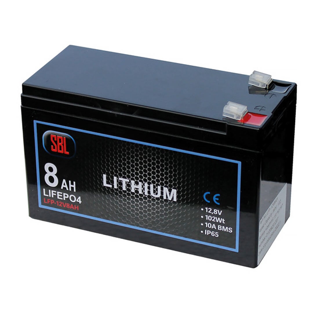 SBL 12v  8Ah SBL Lithium (#8)