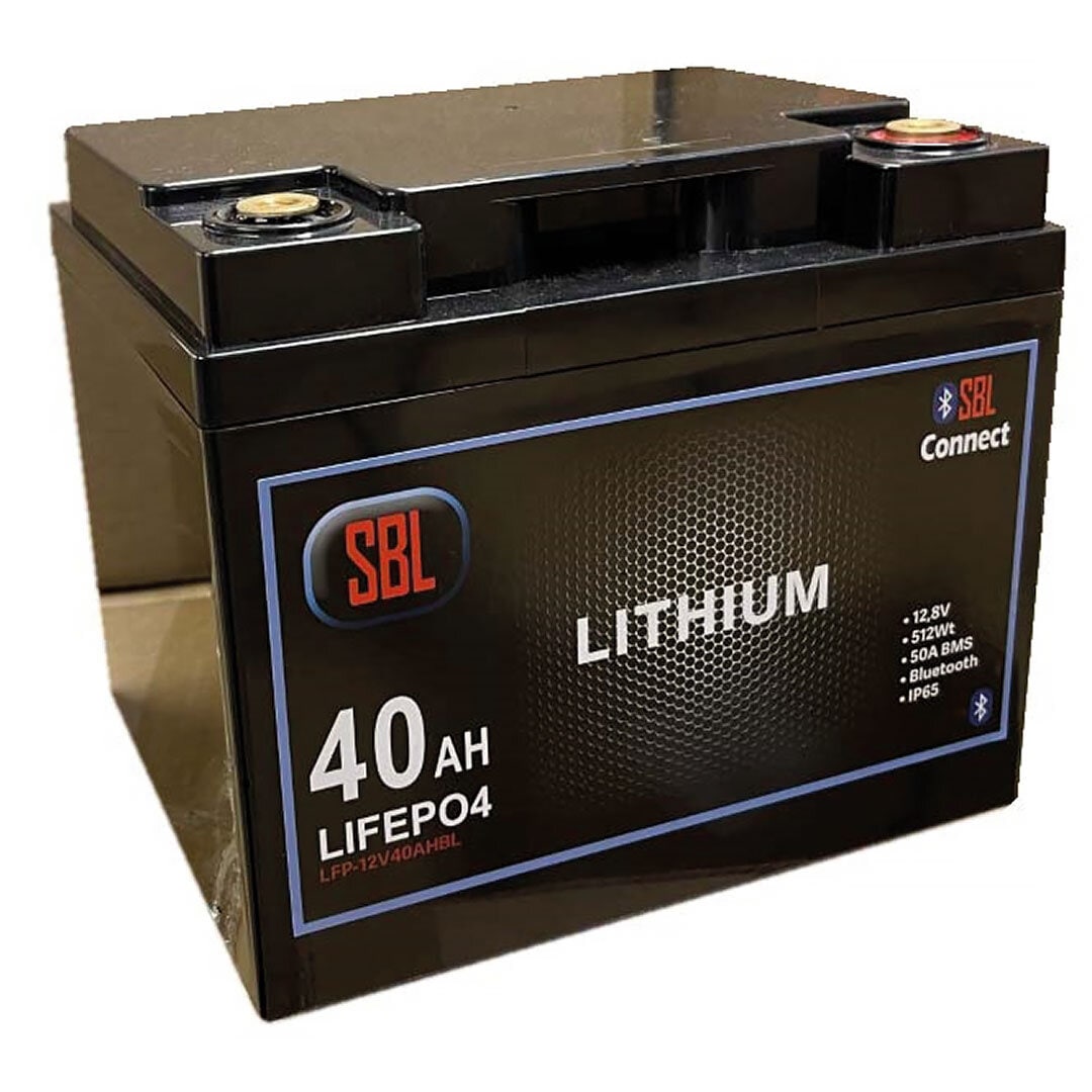 SBL 12v 40Ah, SBL Lithium Bluetooth (#8)