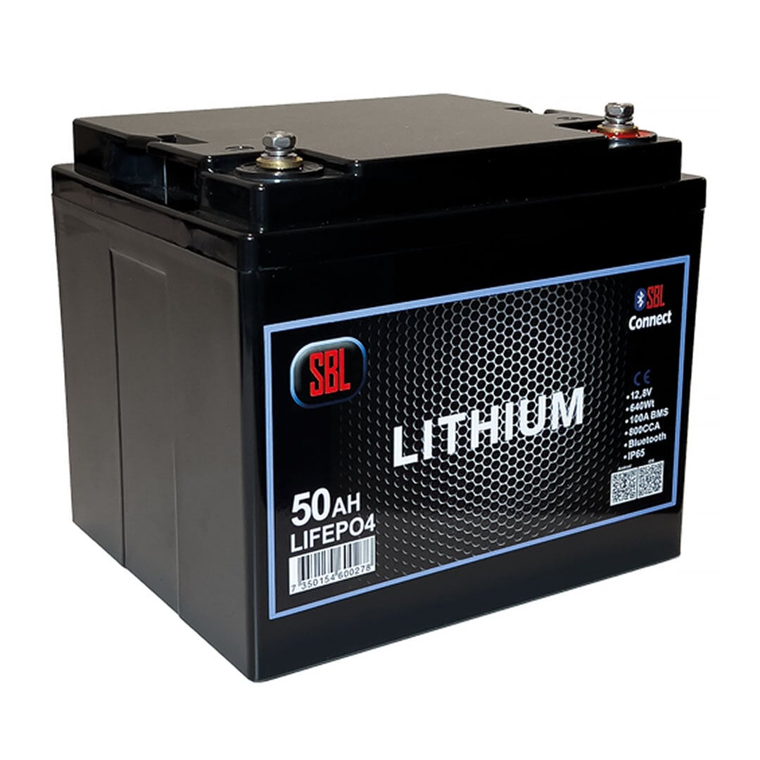 SBL12v 50AH Dual Start Lithium Bluetooth (#8)