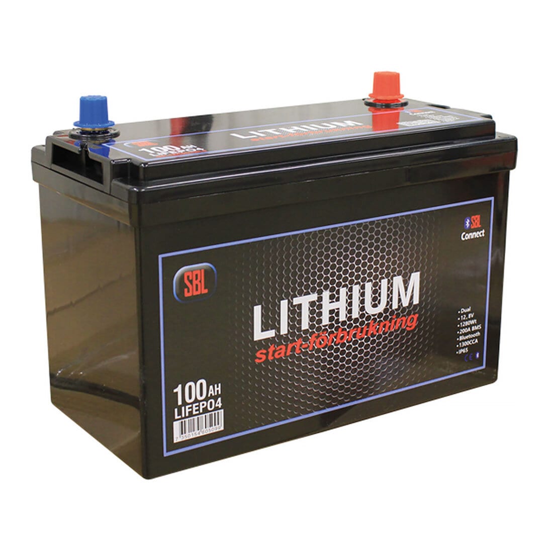 SBL 12v 100Ah Dual Start 1300CCA