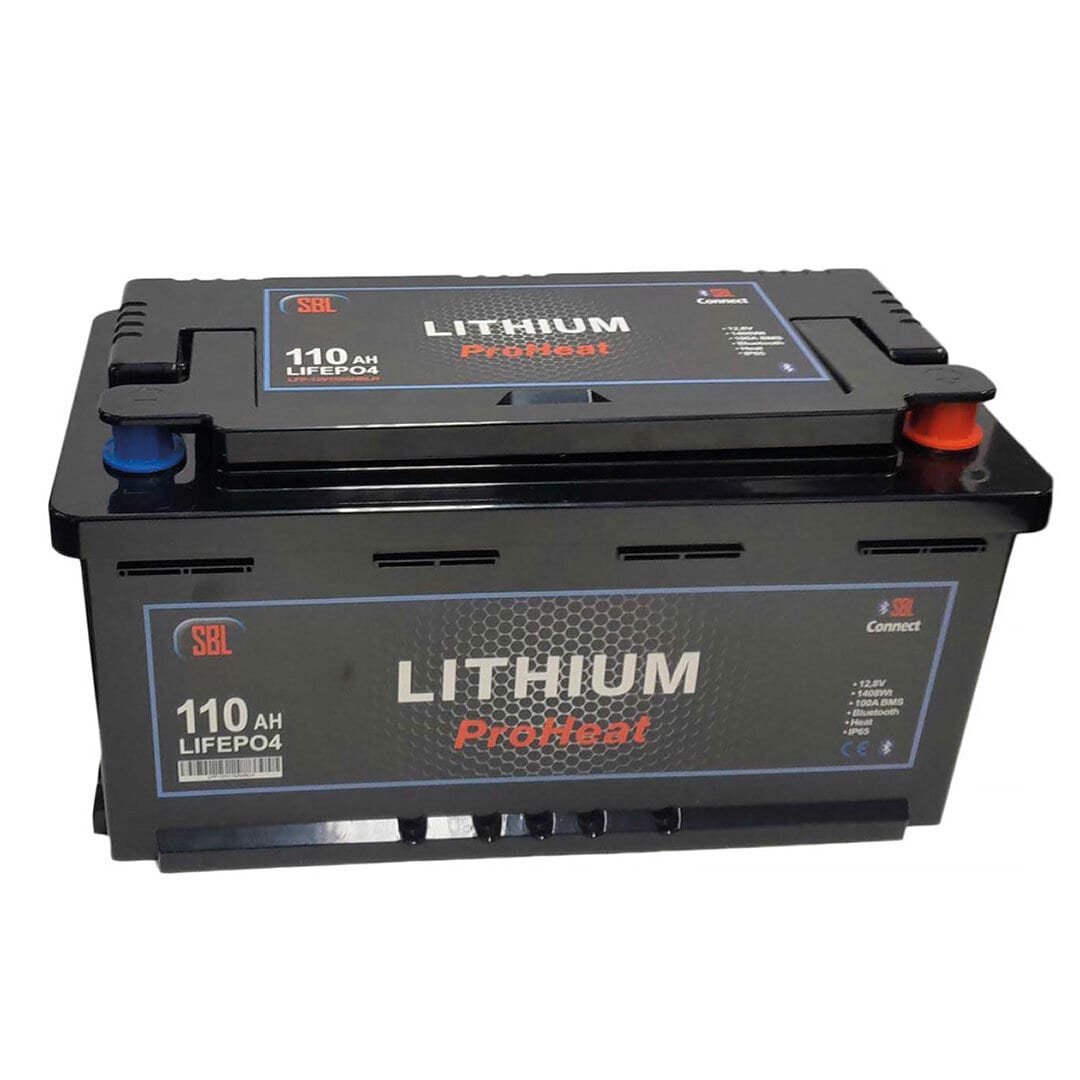 SBL 12v 110Ah, SBL Lithium Bluetooth & Värme (#8) (bv)