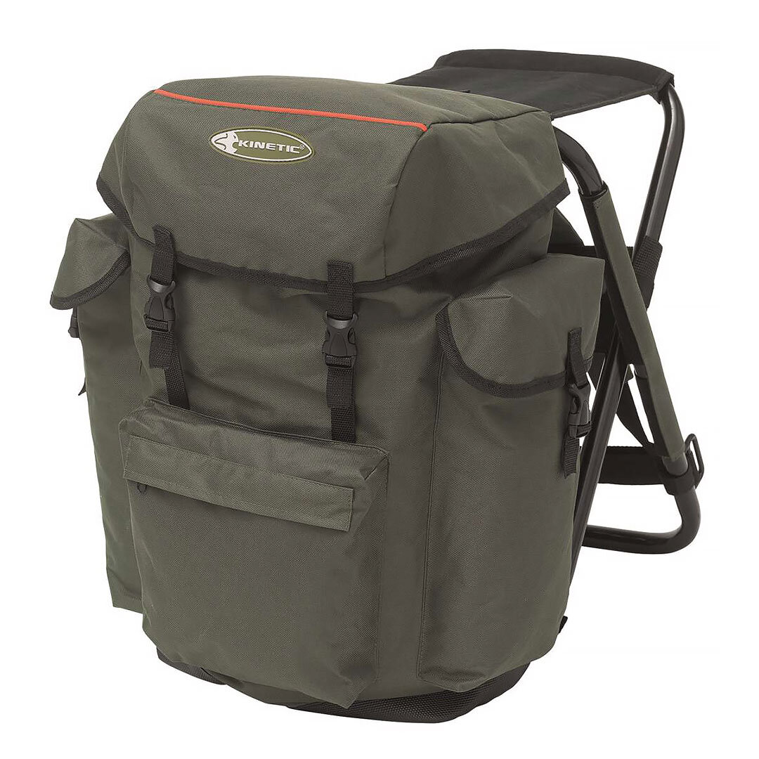 Kinetic High Seat Chairpack Alu. 35L Moss Green.