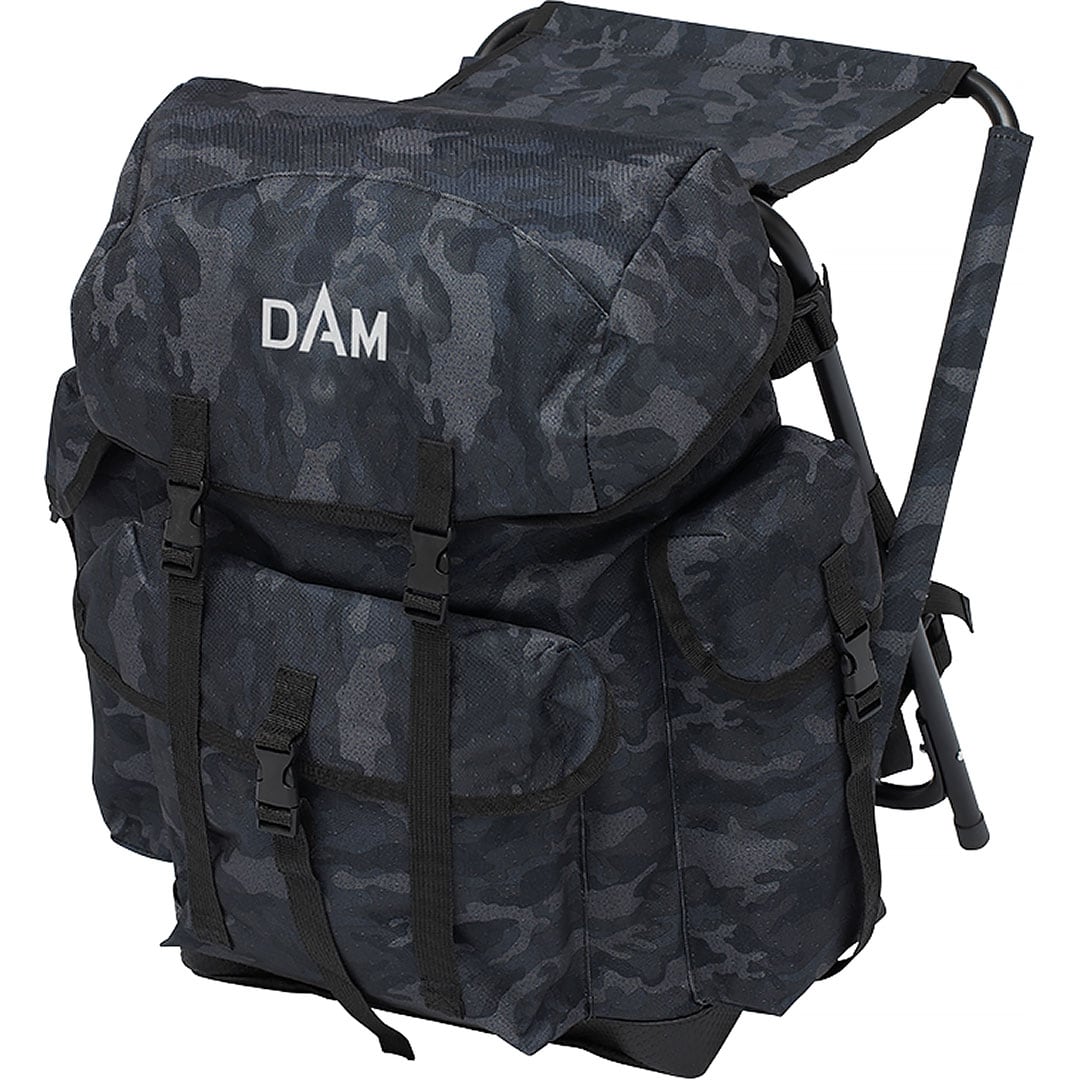 DAM Iconic Camo Backpack Chair (34x30x46cm)