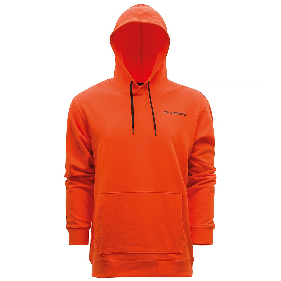 Grundéns Displacement DWR Hoodie Red Orange.