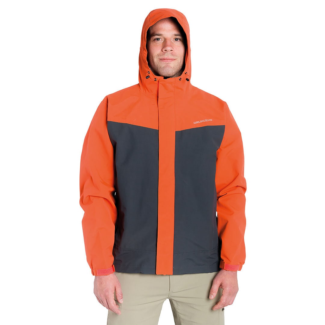 Grundéns Full Share Jacket Orange/Grey.