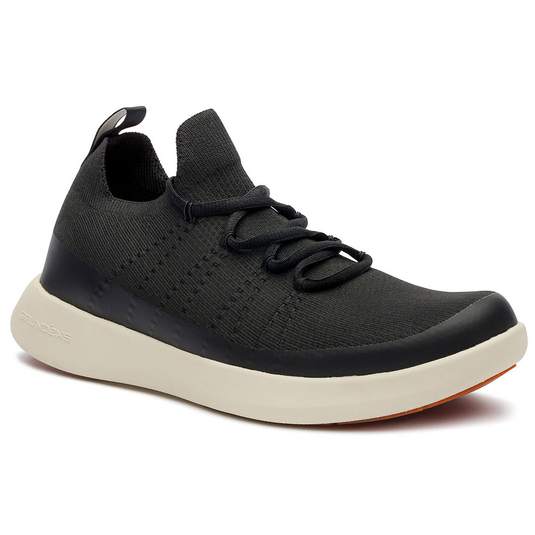 Grundéns Sea Knit Boat Shoe Black.