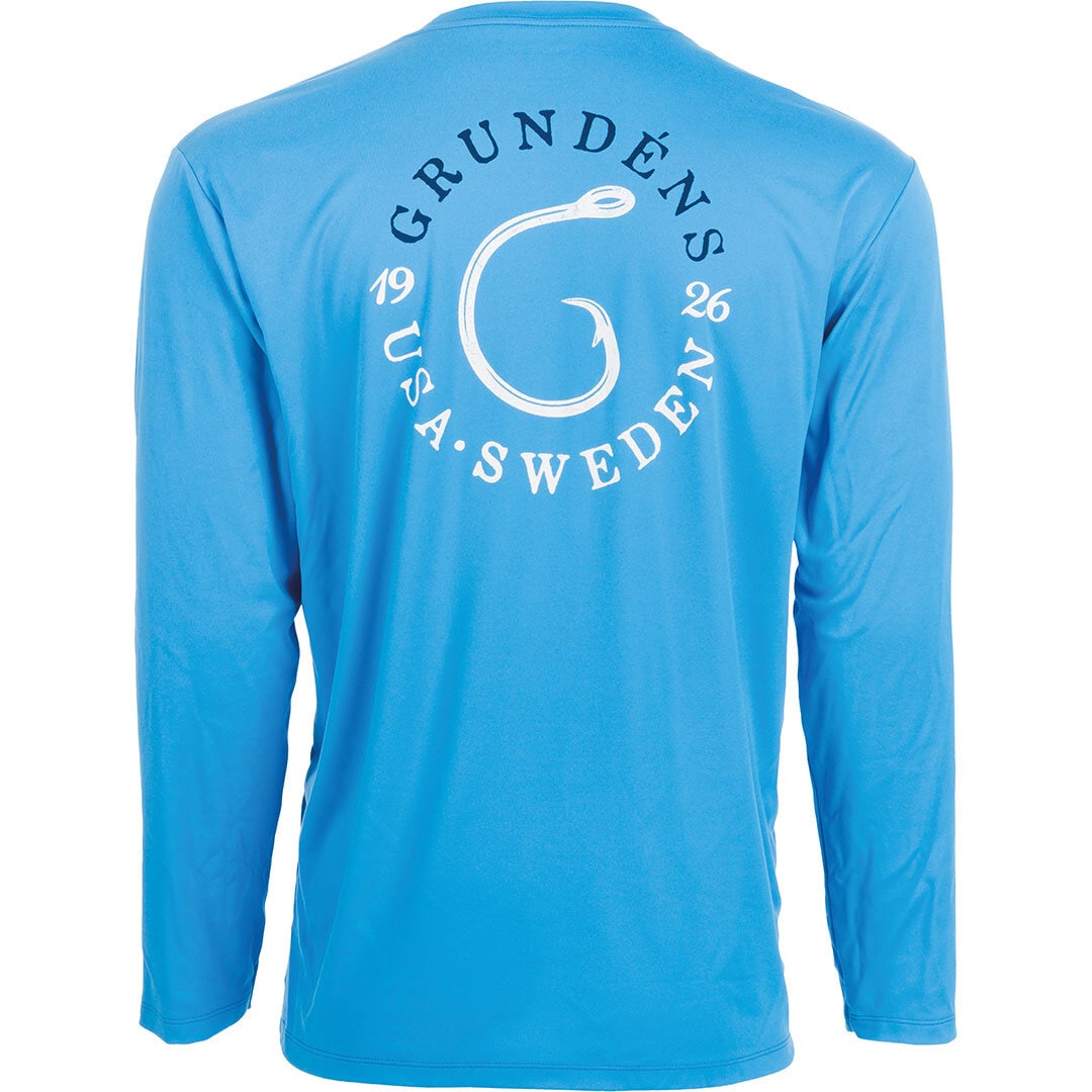 Grundéns Tech Tee LS - G Hook Print.