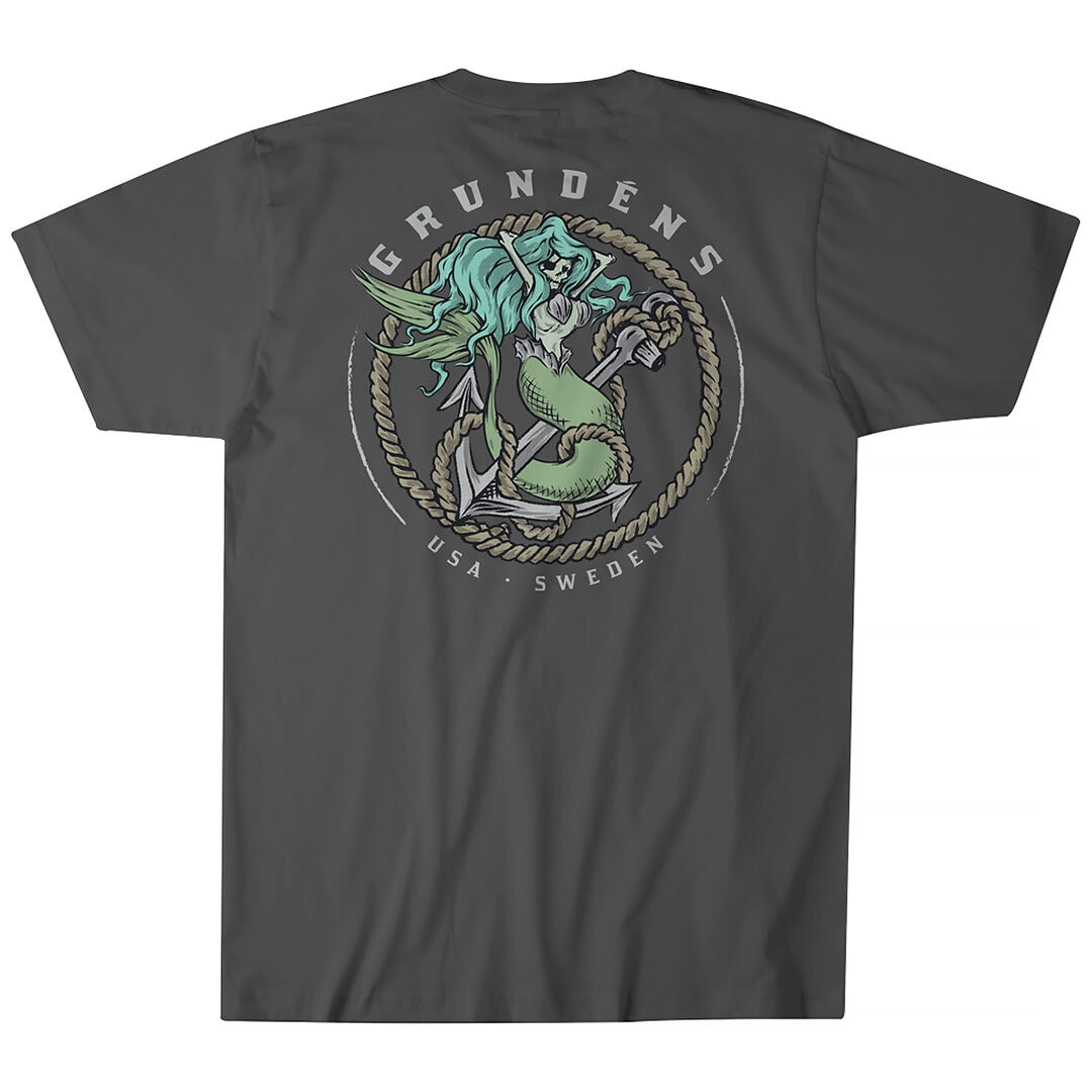 Grundéns Mermaid SS T-Shirt Iron Grey