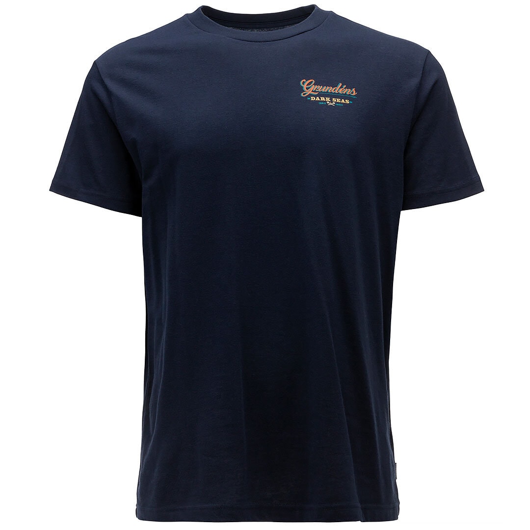 Grundéns Dark Seas X Watercraft SS T-shirt Dark Navy.