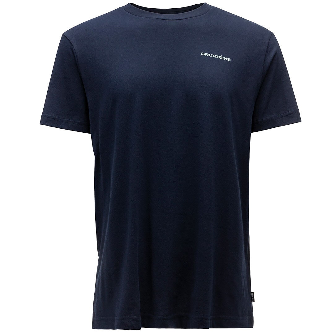 Grundéns Logo Boat SS T-Shirt Dark Navy