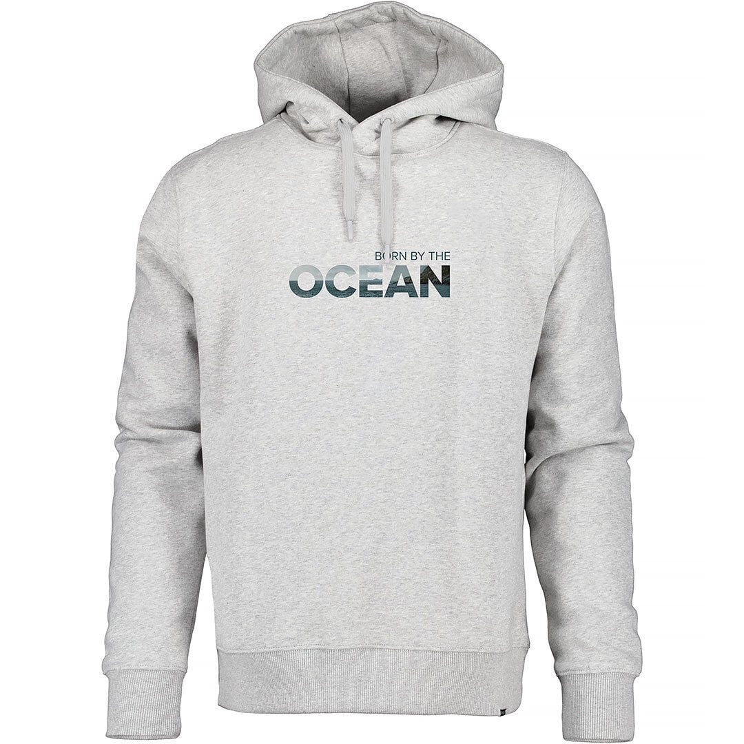 Didriksons Ven Hoodie Ocean Grey Melange.