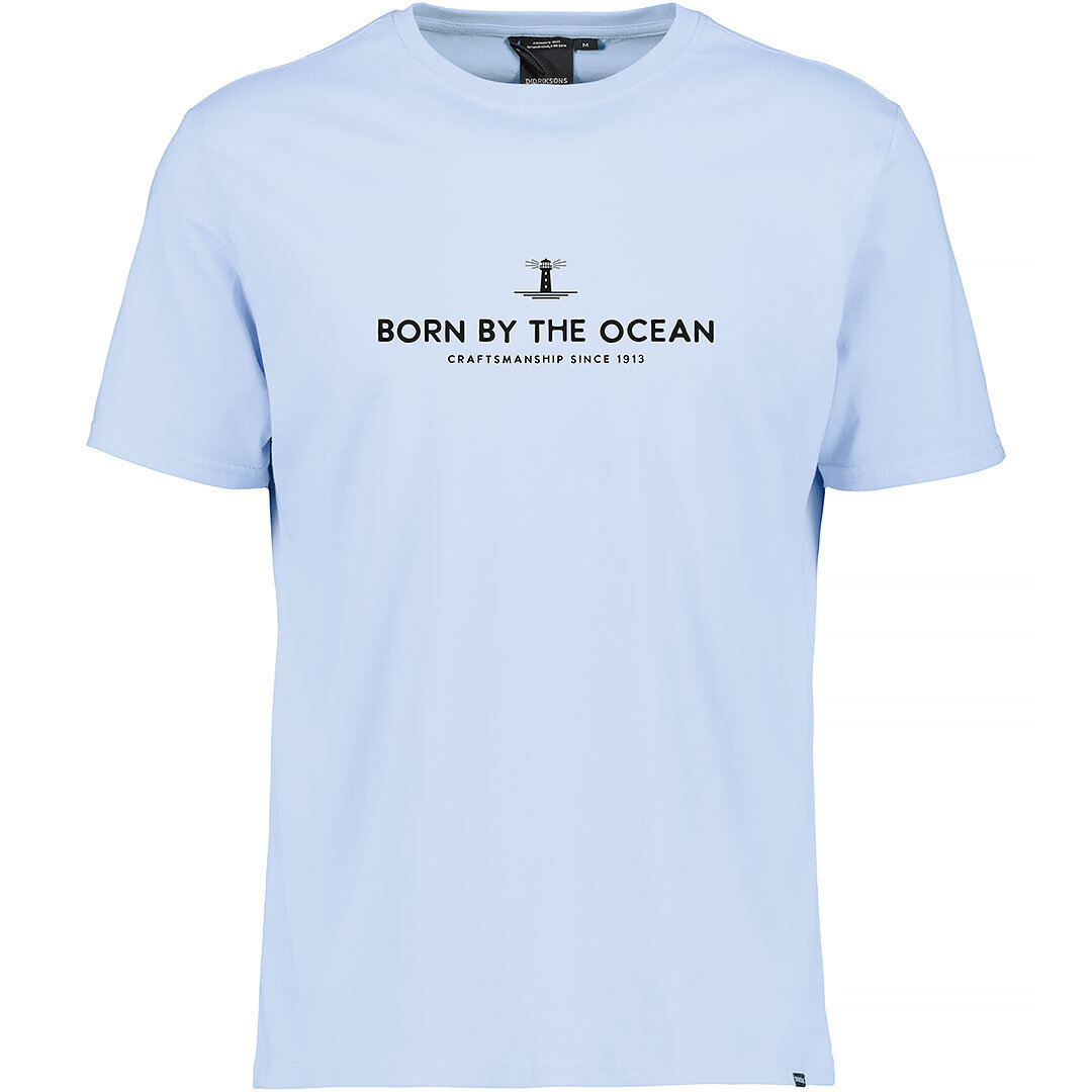 Didriksons Harald Born USX T-shirt Sea Blue.