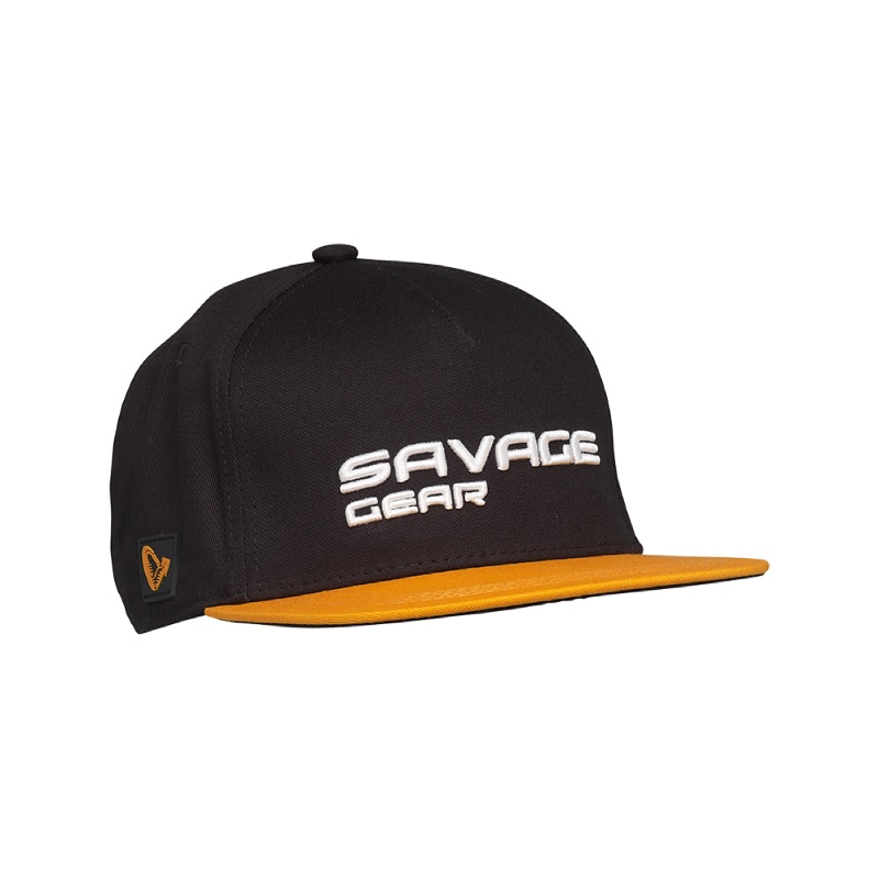 Savage Gear Flat Peak 3D Logo Cap Black Ink