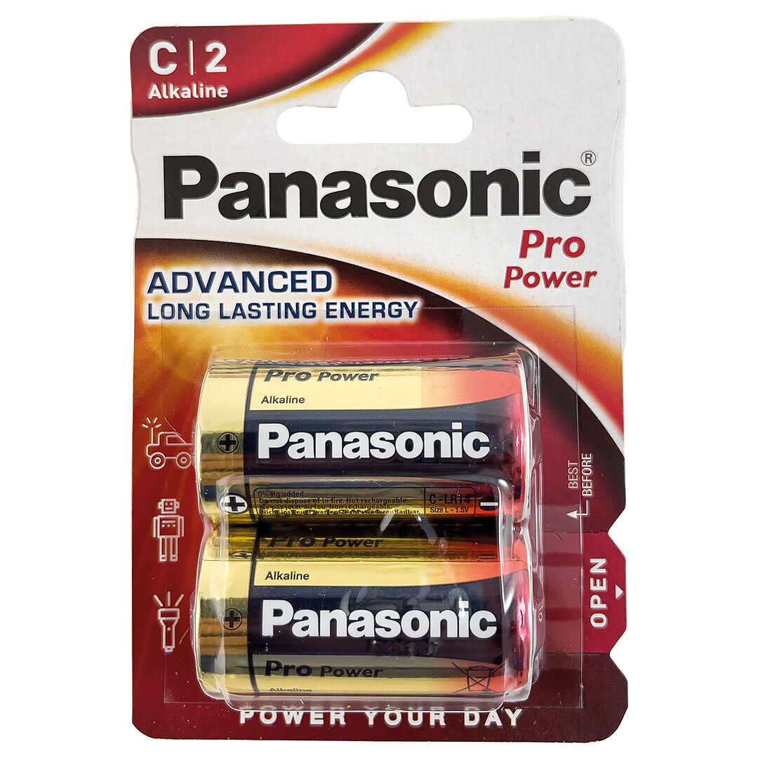 Panasonic Batteri LR14/C-2 (2st fp).