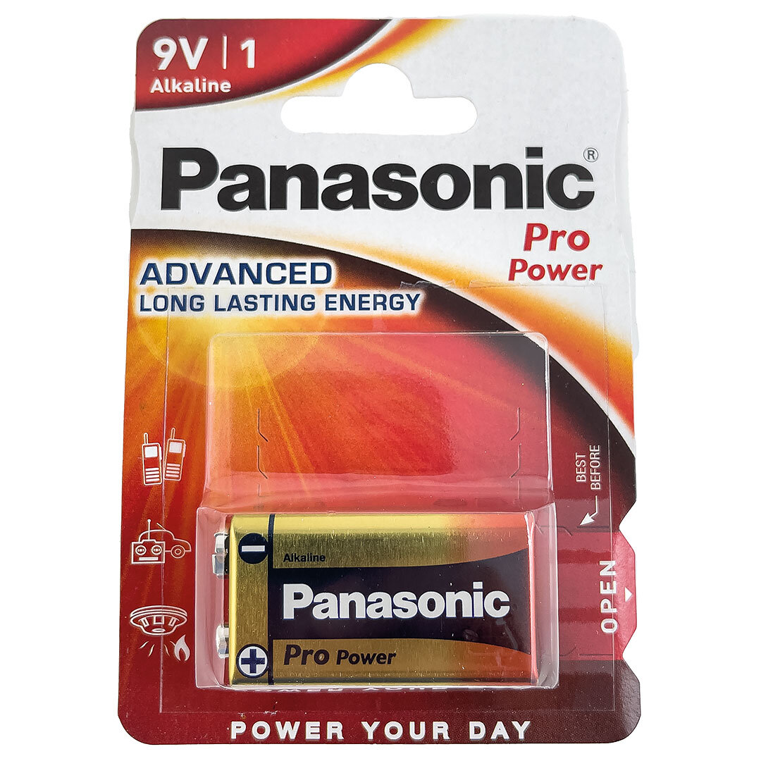 Panasonic Batteri 9volt  6LR61 PPG (1st)