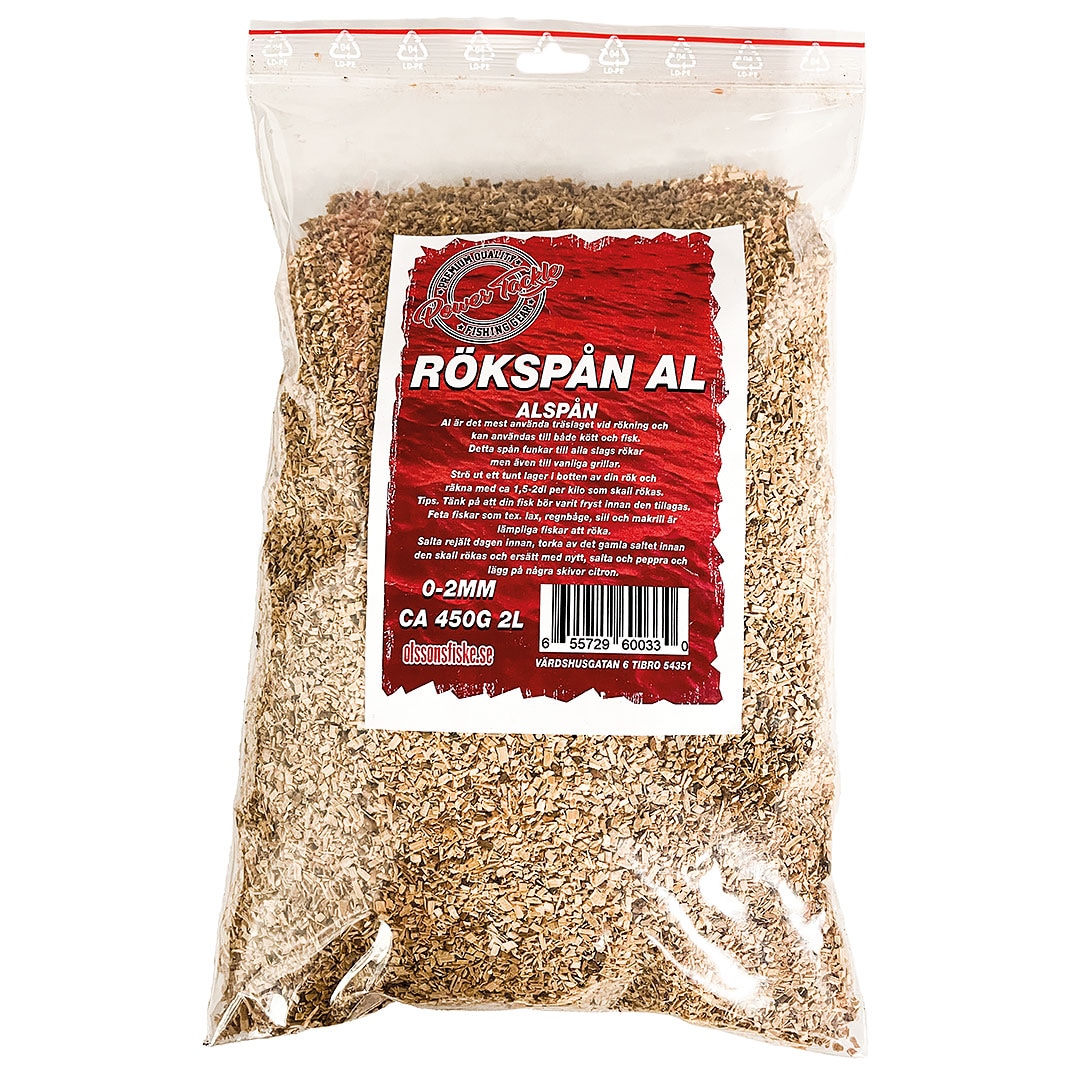 Rökspån AL 0-2mm 2 liter ca 450g