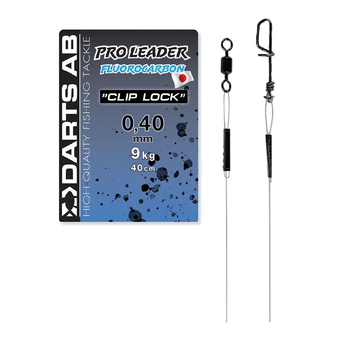 Darts Fluorocarbon Tafs Cliplock 0,40mm 40cm.