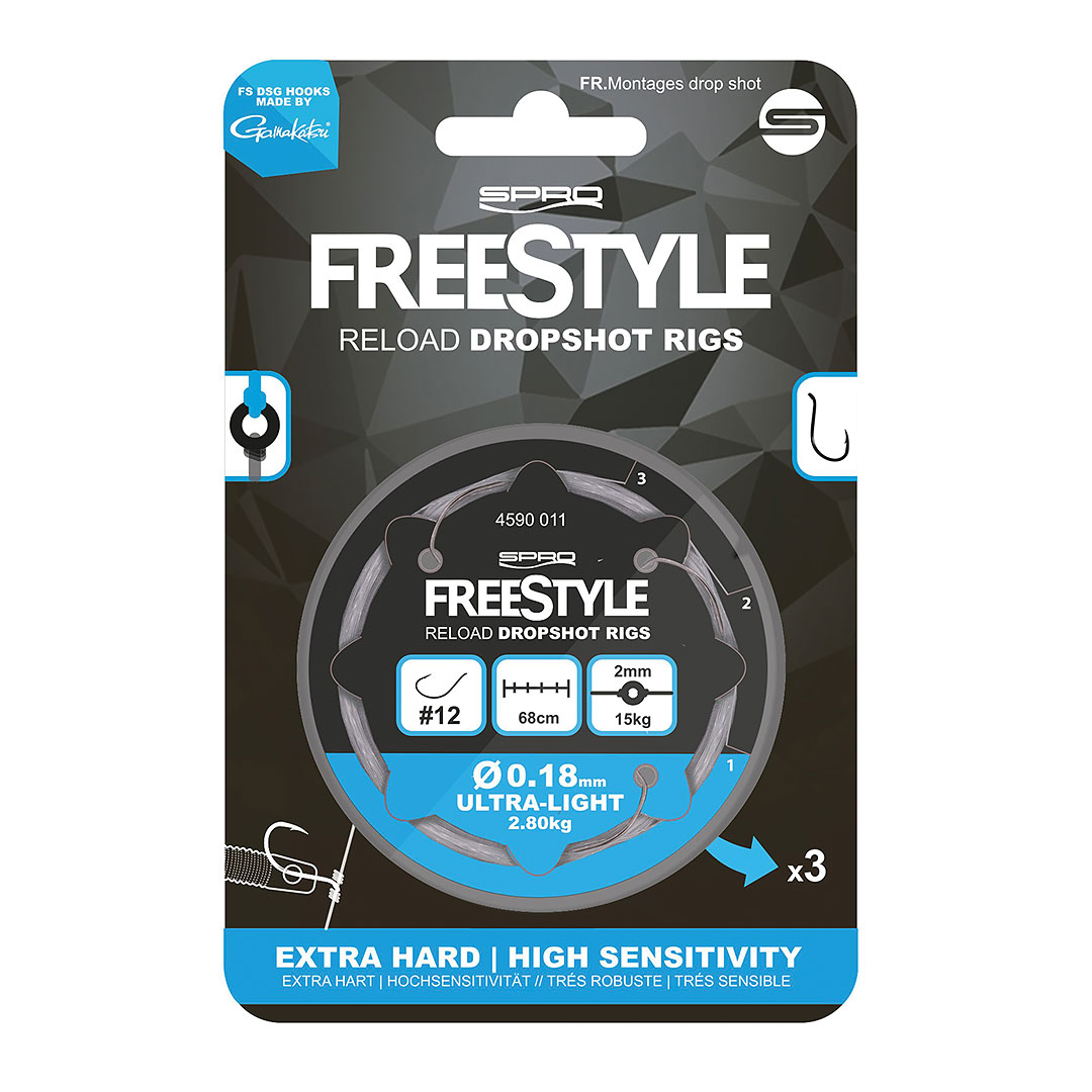 Freestyle Reload Dropshot Rig 0,28mm strl 4