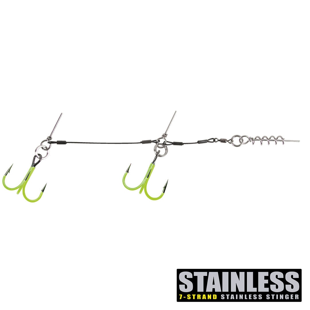 CWC PRO UV Chartreuse Stinger, SS 100lb Original.