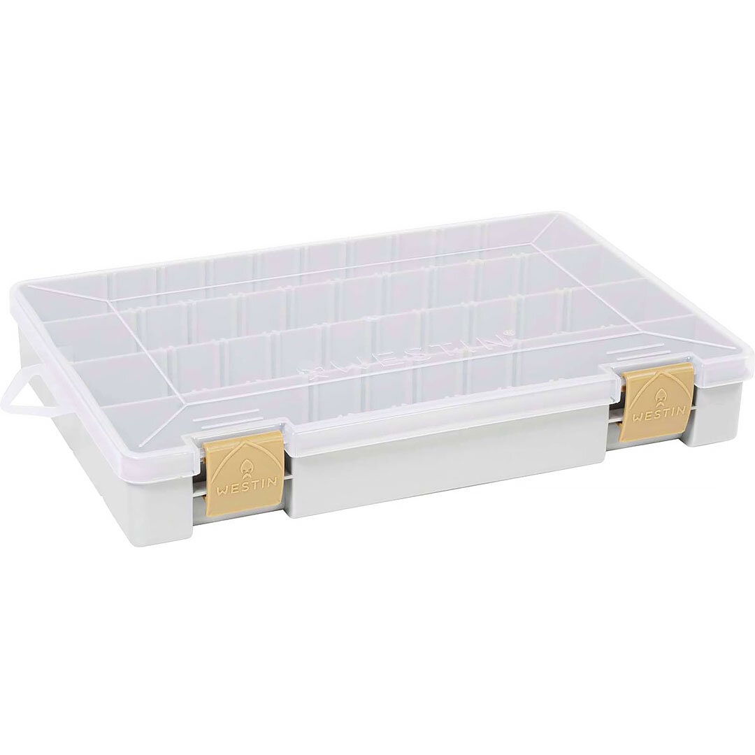 Westin W3 Tackle Box 27,5x18,5x4,5cm Grey/Clear.