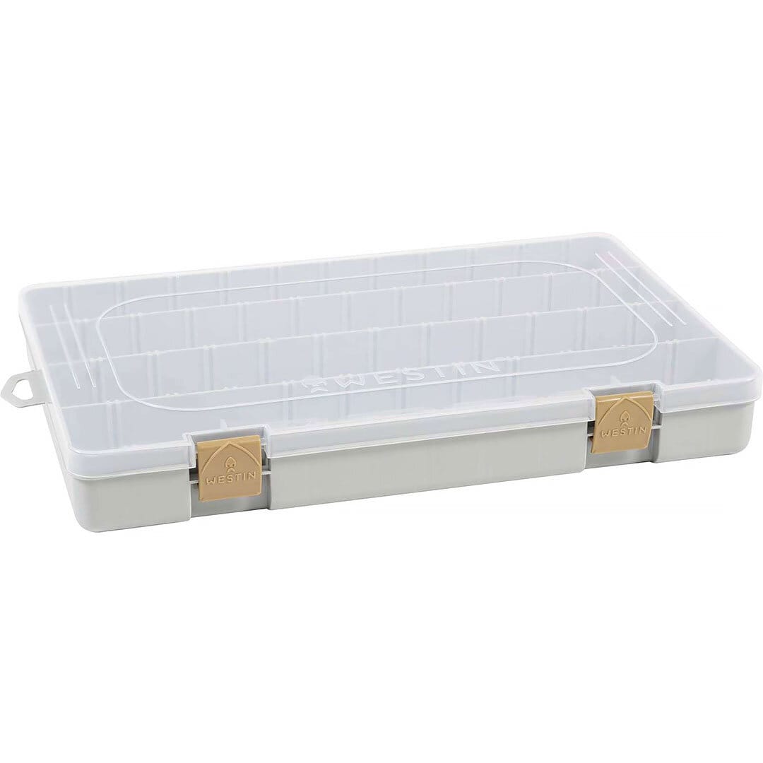 Westin W3 Tackle Box 36x22,5x4,8cm Grey/Clear.