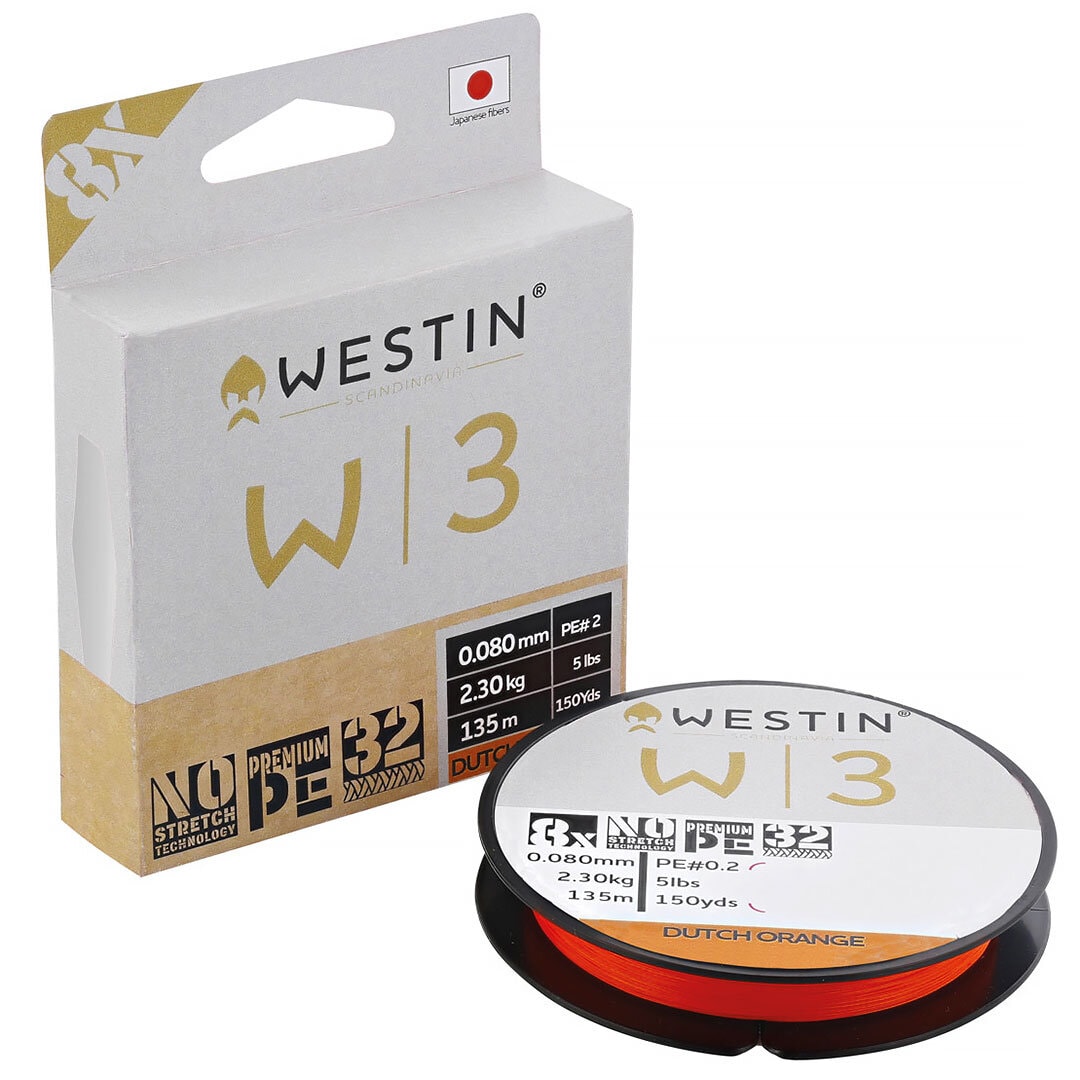 Westin W3 8 Braid Dutch Orange 135m