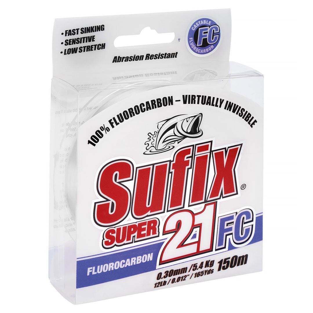 Sufix Super 21 Flourcarbon Clear 80m/fp