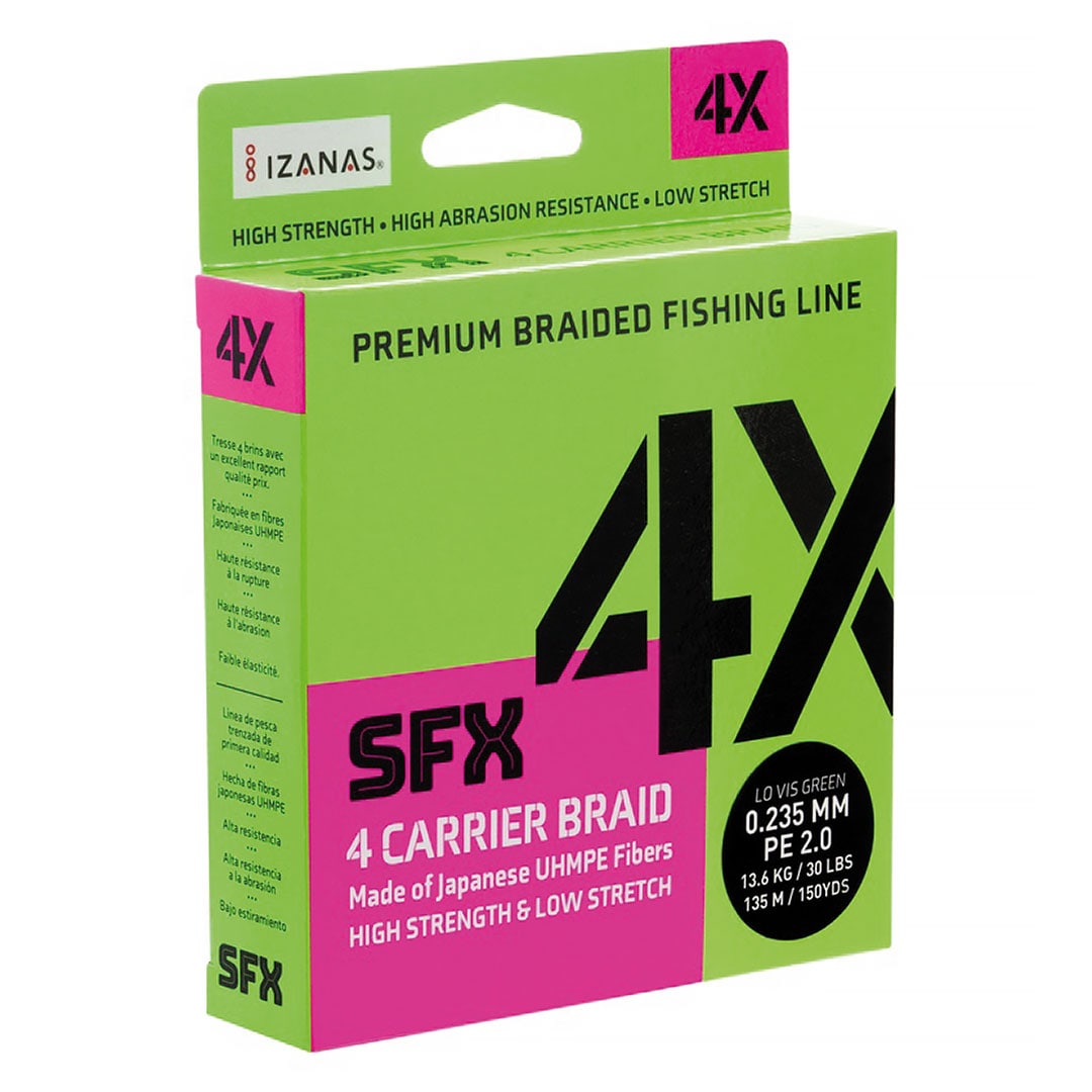 Sufix SFX 4X Low Vis Green 275m 0,37mm 28,2kg.