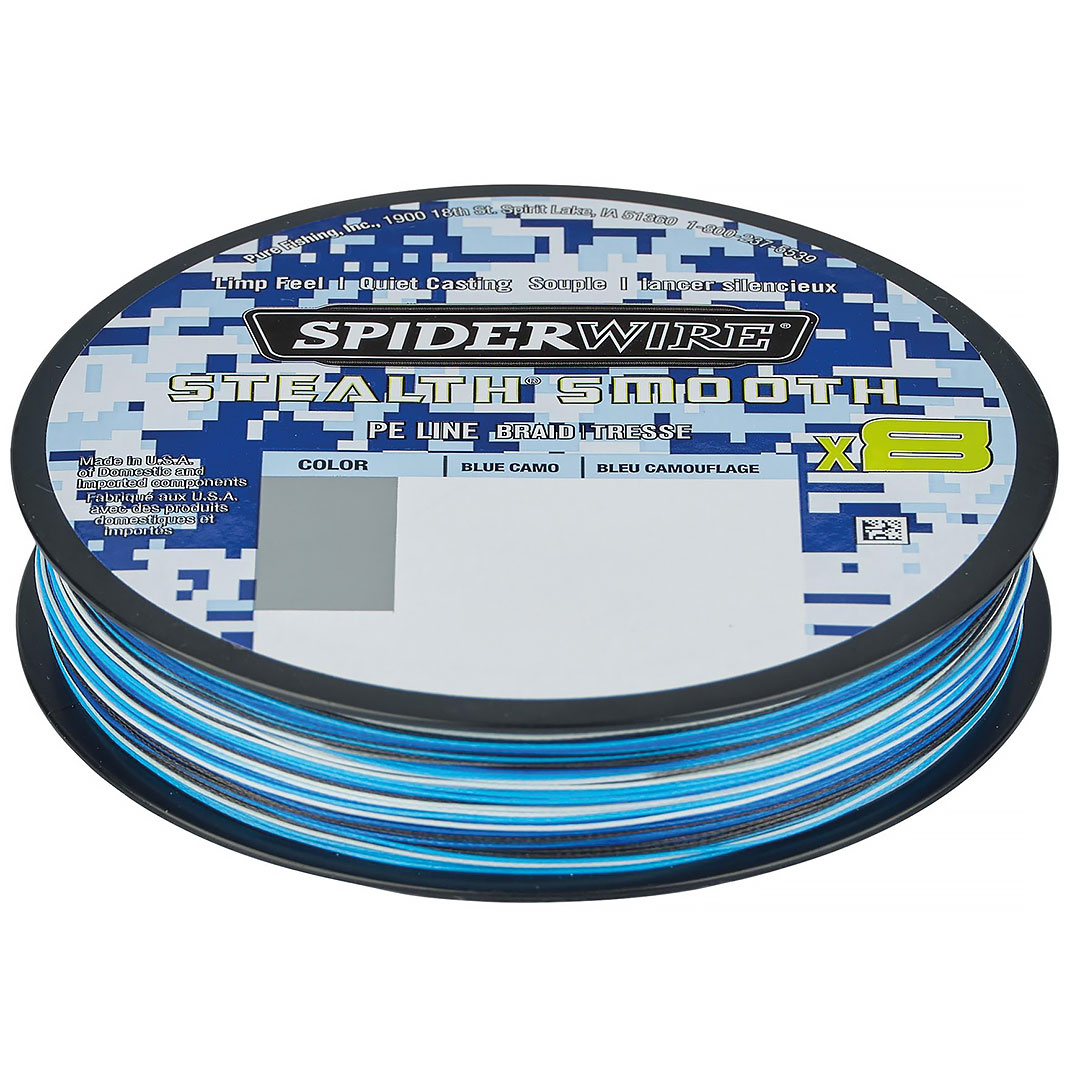 Spiderwire Stealth Smooth Blue Camo 2000m