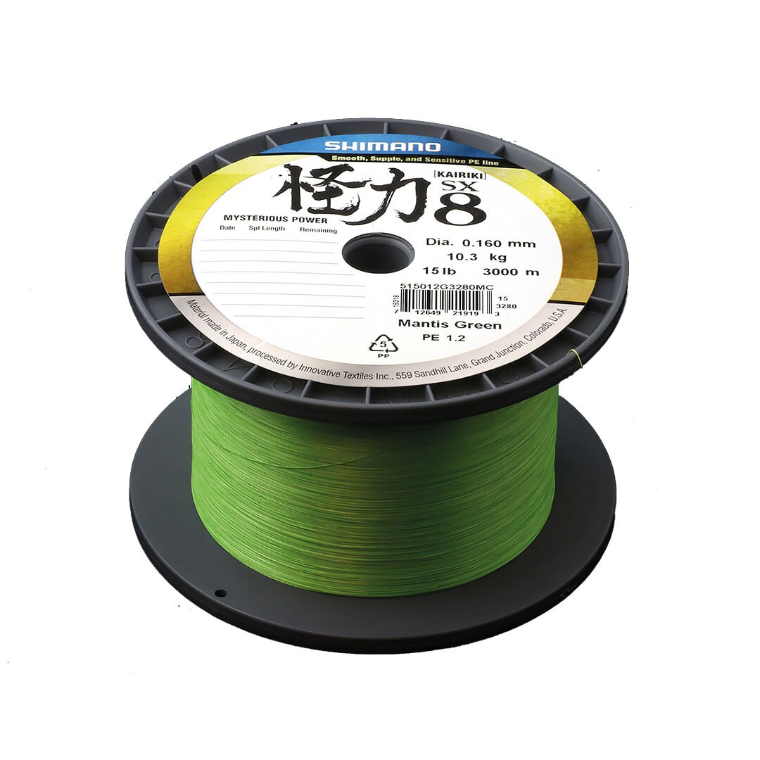 Shimano KAIRIKI 8 3000m Mantis Green