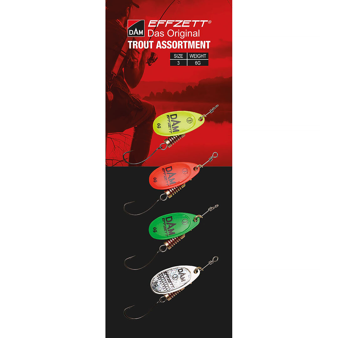 DAM Effzett Spinner Assortment Trout 6g