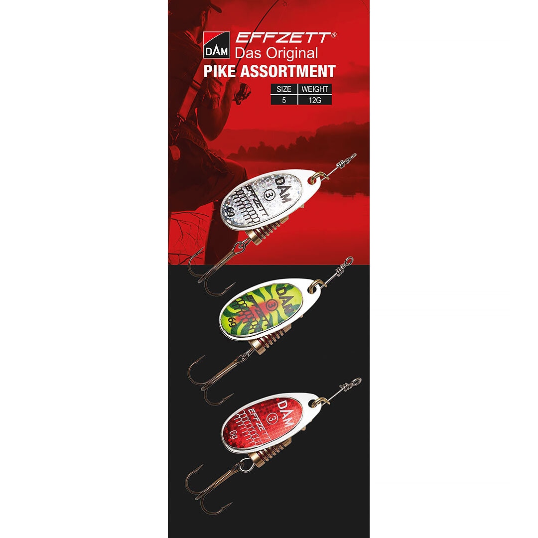 DAM Effzett Spinner Assortment Pike 12g