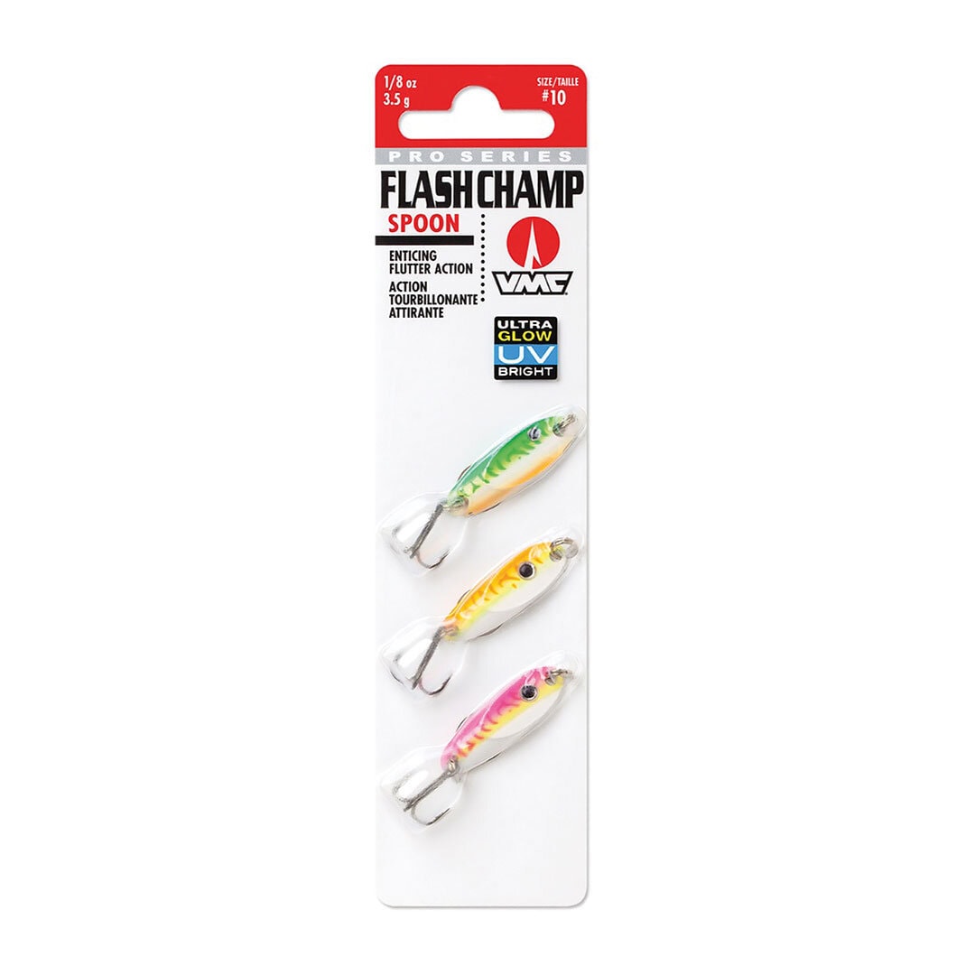 VMC Flash Champ Spoon Kit Glow 3,5g 3 pack.