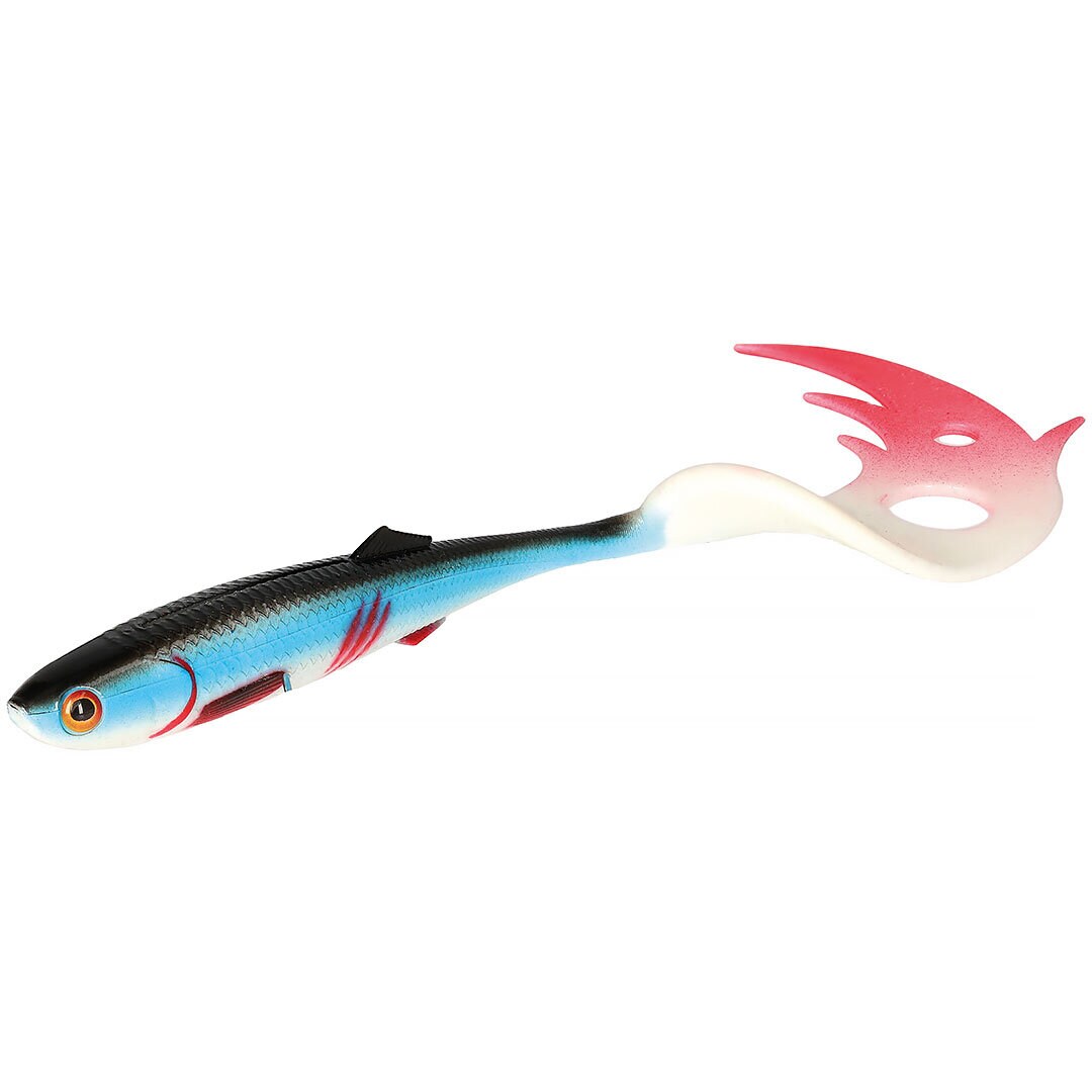 Mikado Sicario Pike Tail 18cm F:01 Bleeding Blue 2pcs.